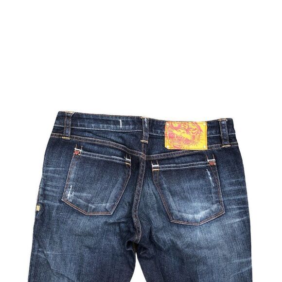 ED Hardy Jeans Size 29 Blue By Christian Audigier - Picture 2 of 8